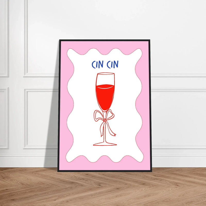Blank Wall Print Shop Print Material Cin Cin Cin Cin