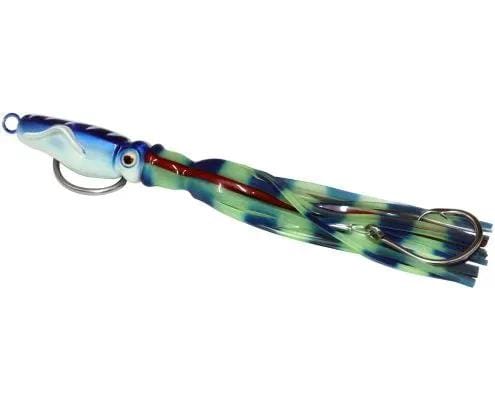 Catch Lures Catch 500g Squidwing Lure Ballistic Blue Catch 500g Squidwing Lure Deep Water Jigging