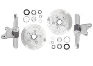 2000kg Disc Braked H&S Set - SS Disc - 5x4-1/2"x1/2" - Pair