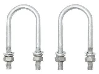 Round U-Bolt M10 x 43 x 110mm Pair Trojan Jockey Wheel