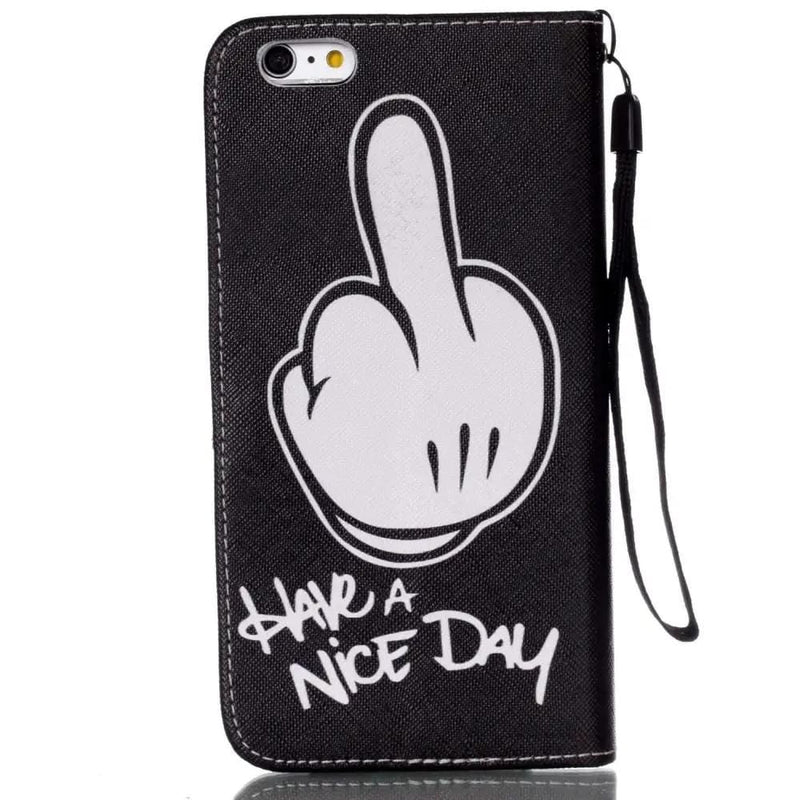 salelink.co.nz Unbranded iPhone 6 6S+ Plus 5.5inch Case iPhone 6 Plus Wallet Case PU Leather Magnetic Closure