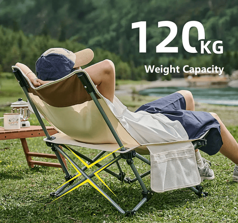 ECOTREK Chair Portable Folding Beach Chair – Enhanced Size & Comfort URB10326 Portable Folding Beach Chair – Enhanced Size & Comfort URB10326