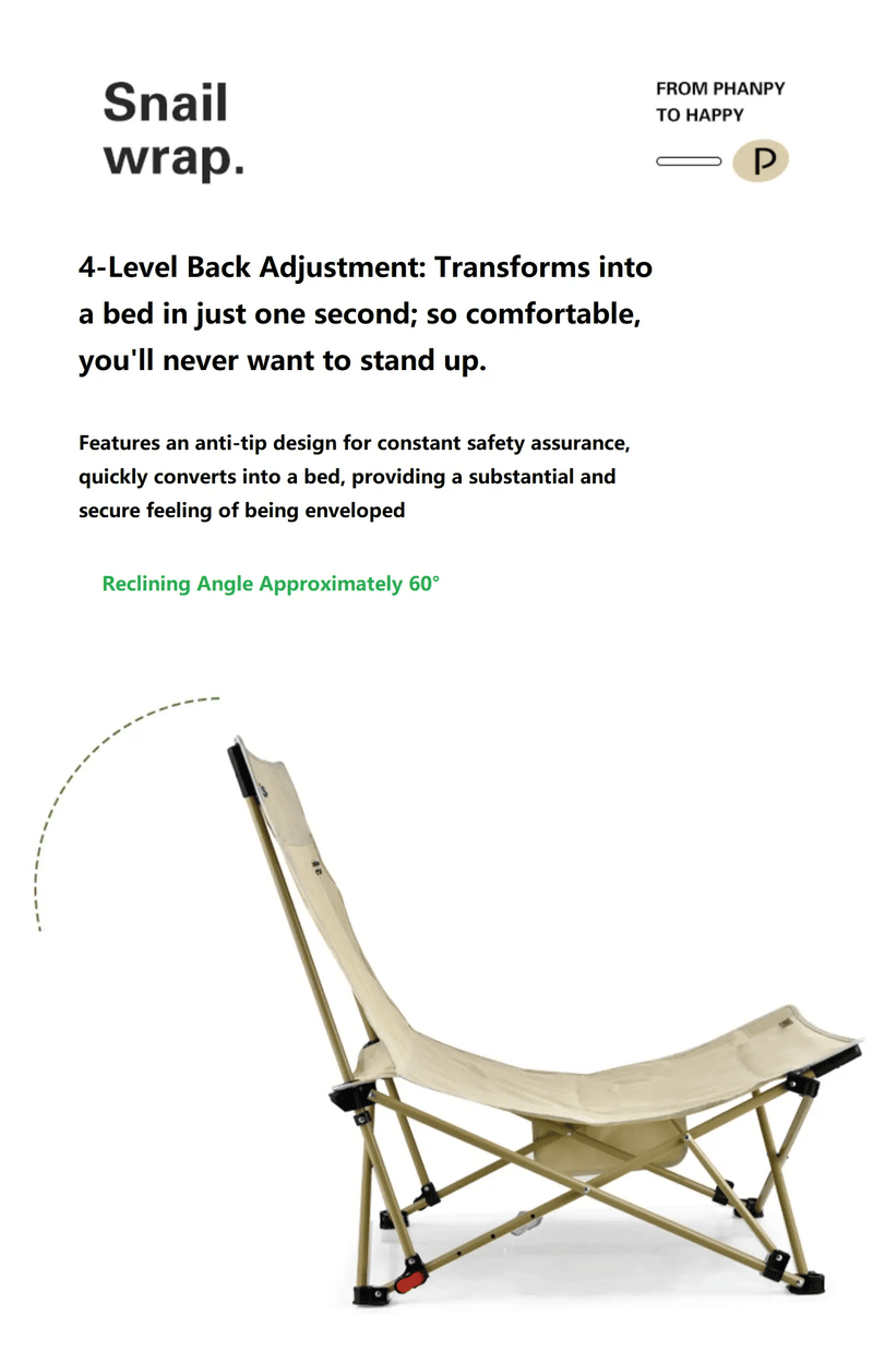 ECOTREK Chair Portable Folding Beach Chair – Enhanced Size & Comfort URB10326 Portable Folding Beach Chair – Enhanced Size & Comfort URB10326