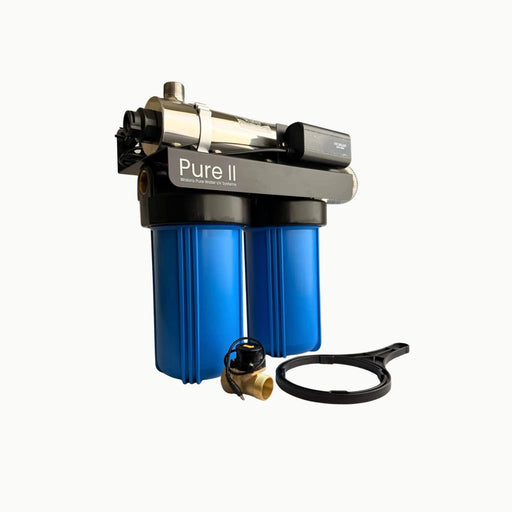 Waiora Pure II Whole House UV Water Filter - 2 Stage + UV, 33W, Flow-Activated, 30 LPM NZ – view 1
