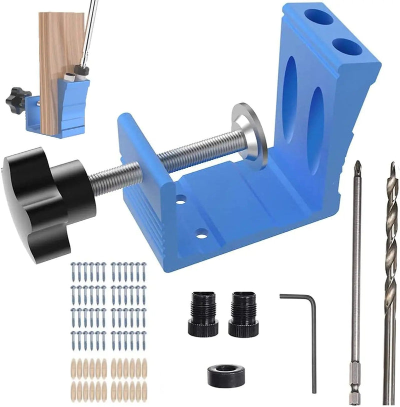 salelink.co.nz Unbranded 78pcs Woodworking Dowel Jig Kit 78pcs Woodworking Dowel Jig Kit | Action Outdoors NZ