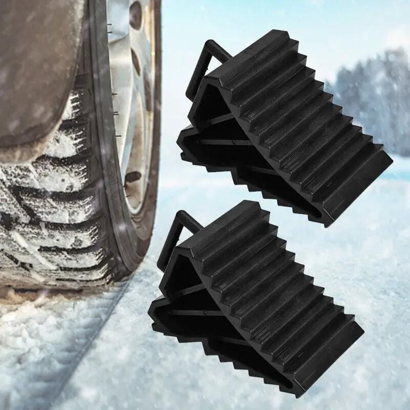 salelink.co.nz Unbranded 2PCS Car Wheel Chocks 2Pcs Heavy Duty Car Wheel Chocks Set For Parking