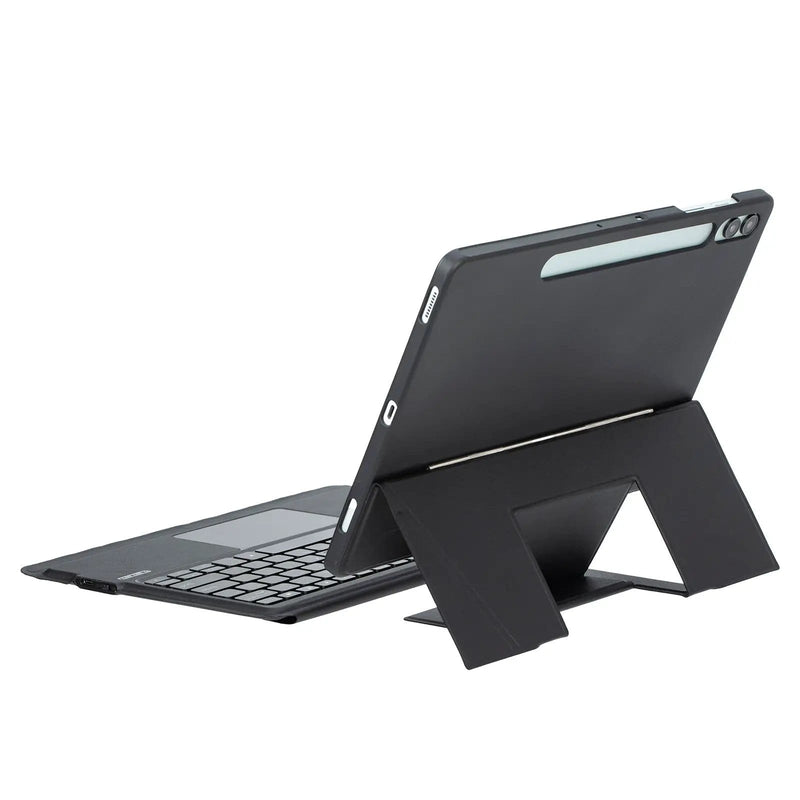 HY-810B Combo Keyboard Case With Backlight for Samsung Tab S10 Plus Black – view 5