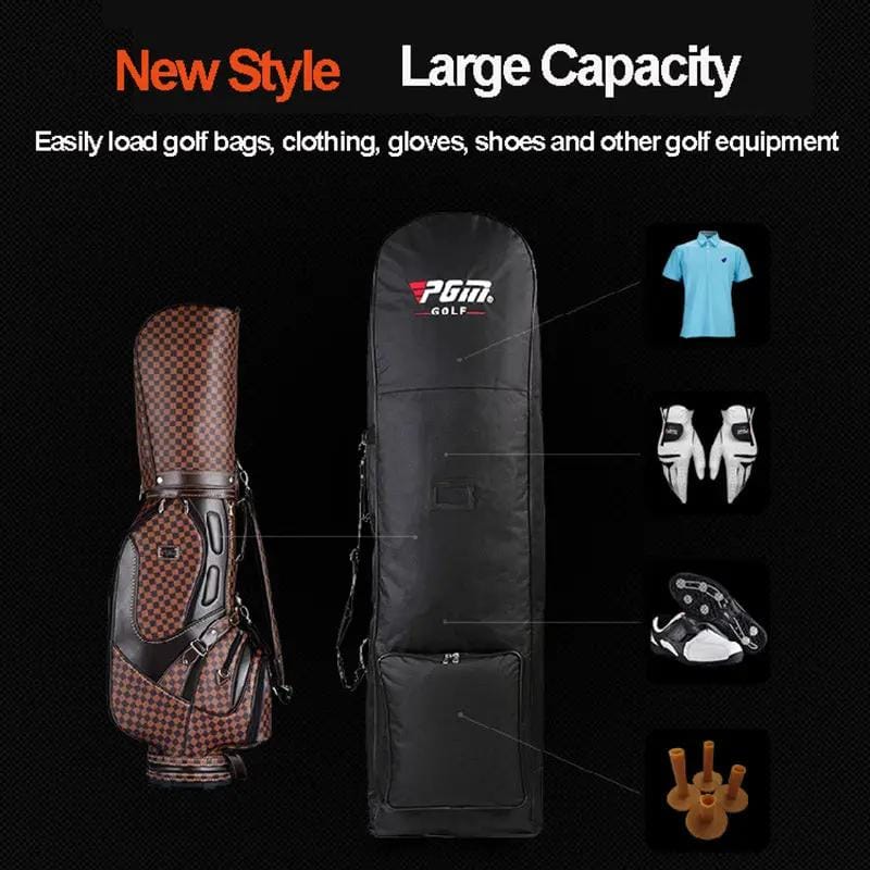 salelink.co.nz Unbranded Golf Travel Bag with Wheels Golf Travel Bag With Wheels Large Capacity Waterproof