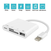 salelink.co.nz Unbranded 4 in 1 Camera Card Reader 4 In 1 Camera Card Reader USB Adapter For iPhone iPad