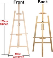salelink.co.nz Unbranded 1.75M Wooden Easel 1.75M Wooden Easel | Action Outdoors NZ