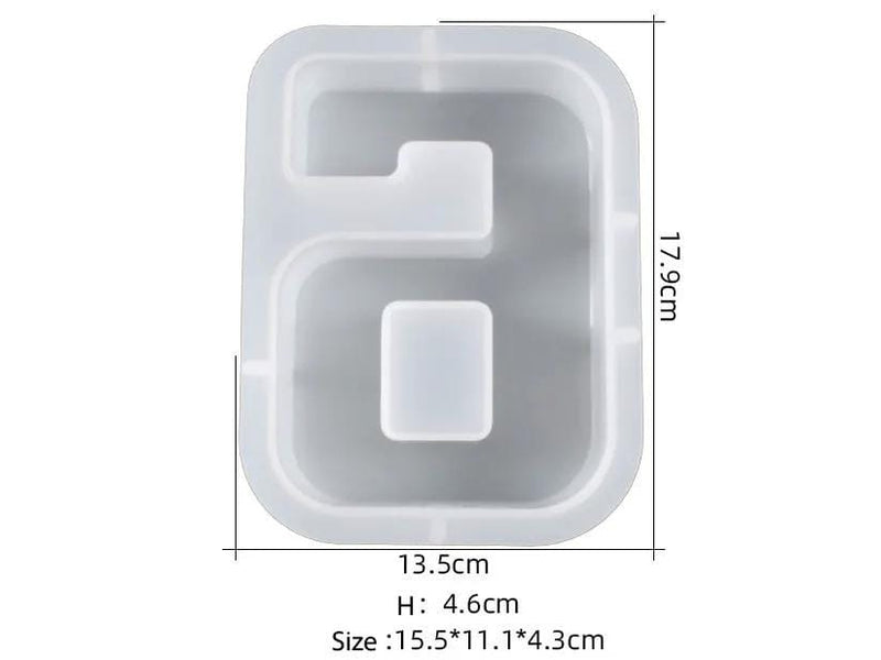 Resin Art NZ Moulds Number Moulds - Individual - Super Large Number Moulds - Individual - Super Large | NZ