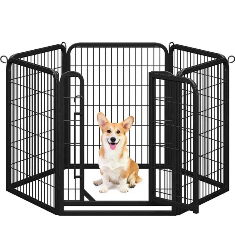Yaheetech 6 Panels Heavy Duty Dog Pen 6 Panels Heavy Duty Dog Pen