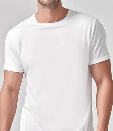 Solid Casual Crewneck T-Shirt — Loose Fit Pure Cotton | Men's Everyday Tee – view 26