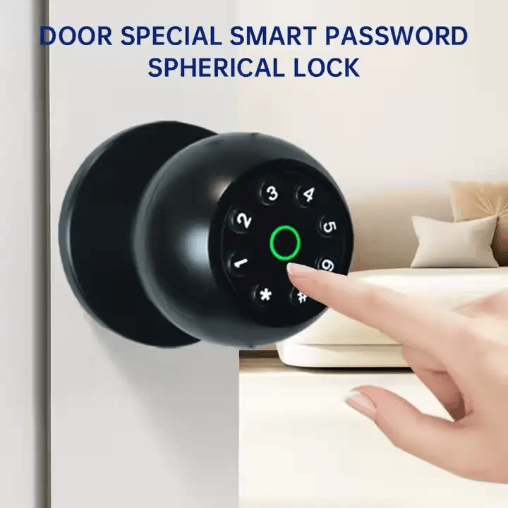 salelink.co.nz Unbranded Smart Door Lock Ball Lock Smart Door Lock Ball Lock | Action Outdoors NZ