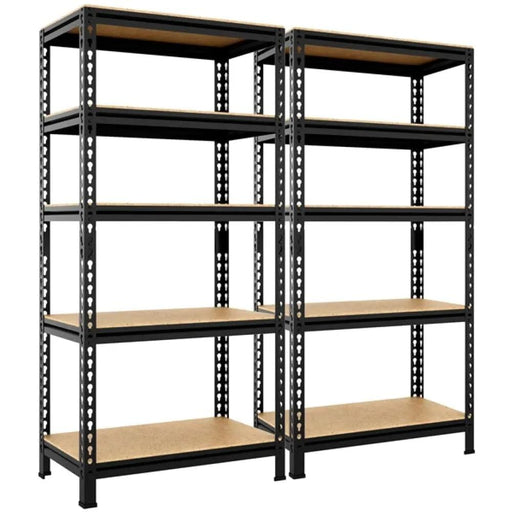 2pcs 5-Tier Utility Shelves Adjustable Metal Shelving Units – view 1
