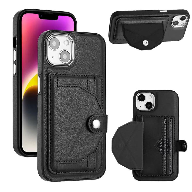 iPhone 15 Plus Case - Leather Screen Protector Tempered Glass (PR8427 (1)) – view 1