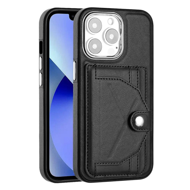 salelink.co.nz Unbranded iPhone 15 Pro Max Case iPhone 15 Pro Max Case - Leather Screen Protector Tempered Glass (P...