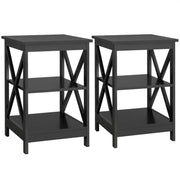 Yaheetech 1 Pair Side Table End Table Coffee Table 1 Pair Side Table End Table Coffee Table