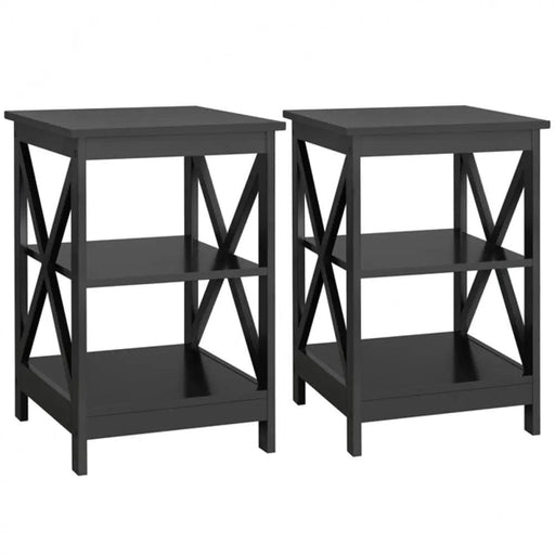 Yaheetech 1 Pair Side Table End Table Coffee Table 1 Pair Side Table End Table Coffee Table