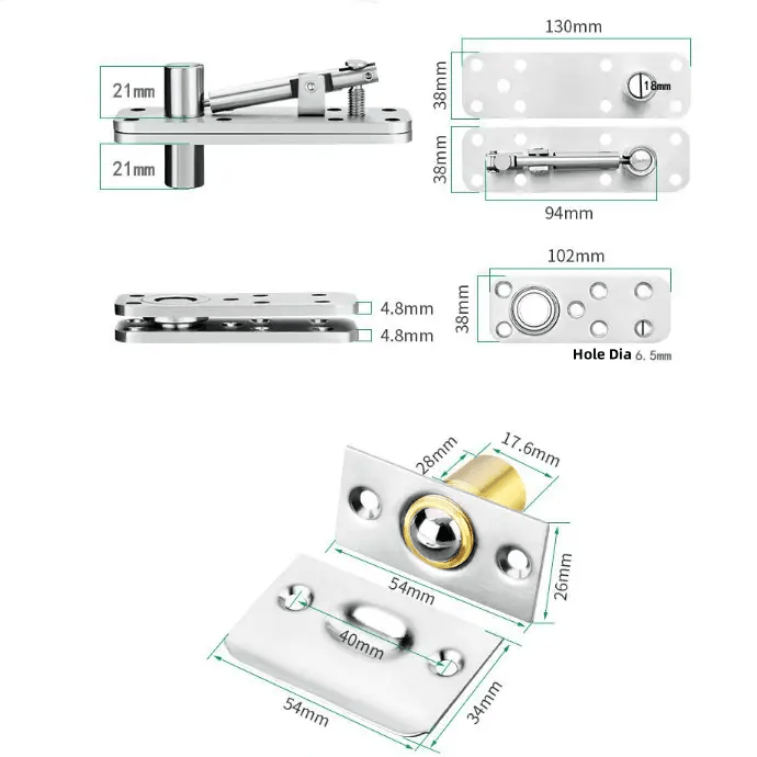 Hidden Door Hinge Heavy Duty Door Hinge Pivot Hinge – view 3