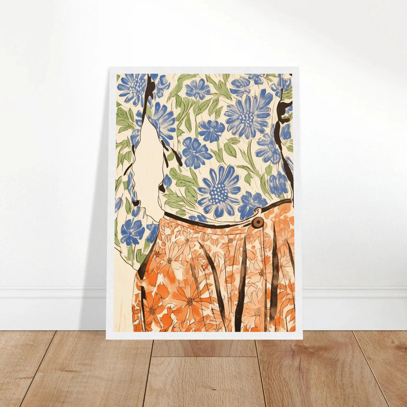 Blank Wall Print Shop Print Material Fashion Floral #4 Fashion Floral #4