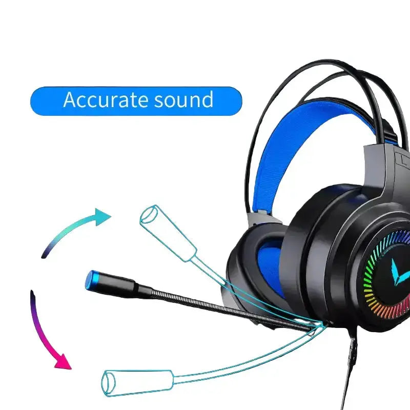 7.1 Gaming Headset with Mic & LED (3 coours available) – view 4