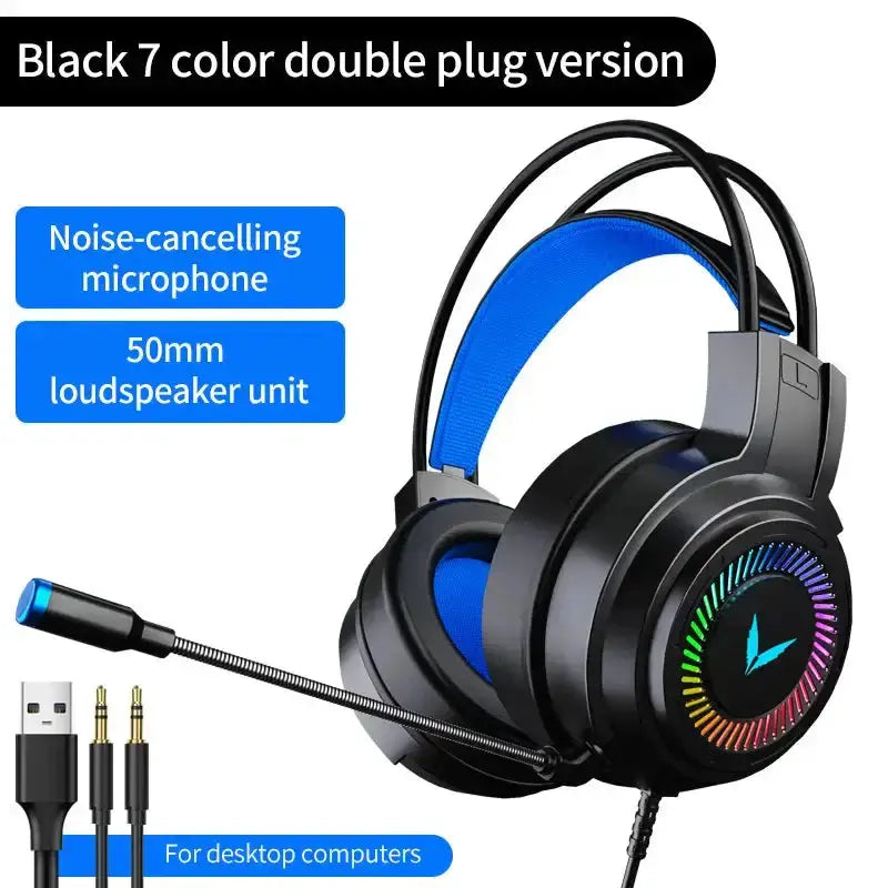 7.1 Gaming Headset with Mic & LED (3 coours available) – view 14