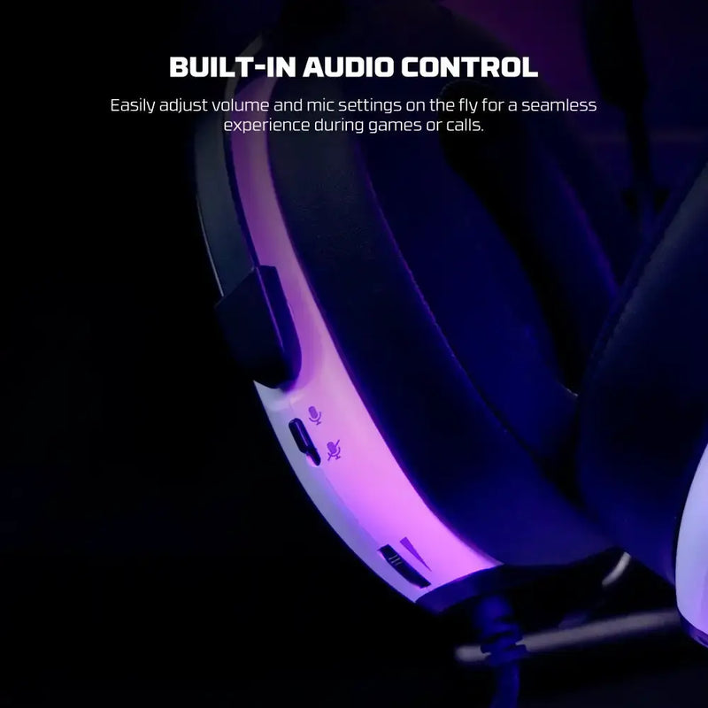 7.1 Wired Gaming Headset 40mm with Mic (available in Black & White) – view 10