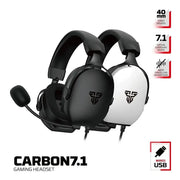 7.1 Wired Gaming Headset 40mm with Mic (available in Black & White) – view 2
