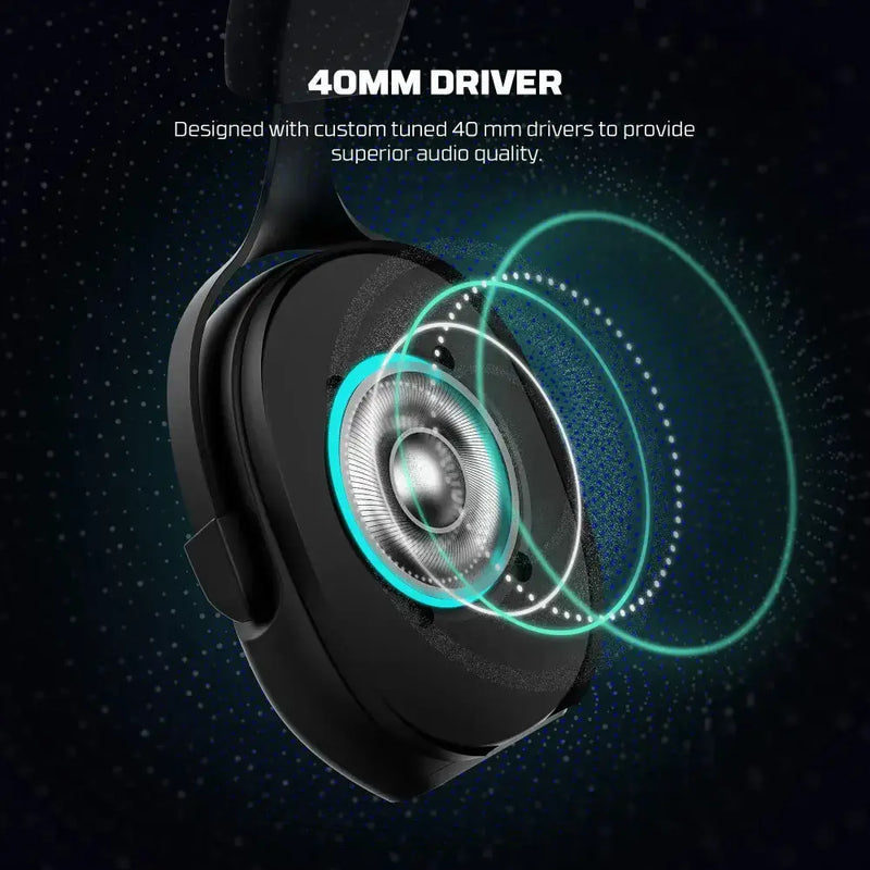 7.1 Wired Gaming Headset 40mm with Mic (available in Black & White) – view 6