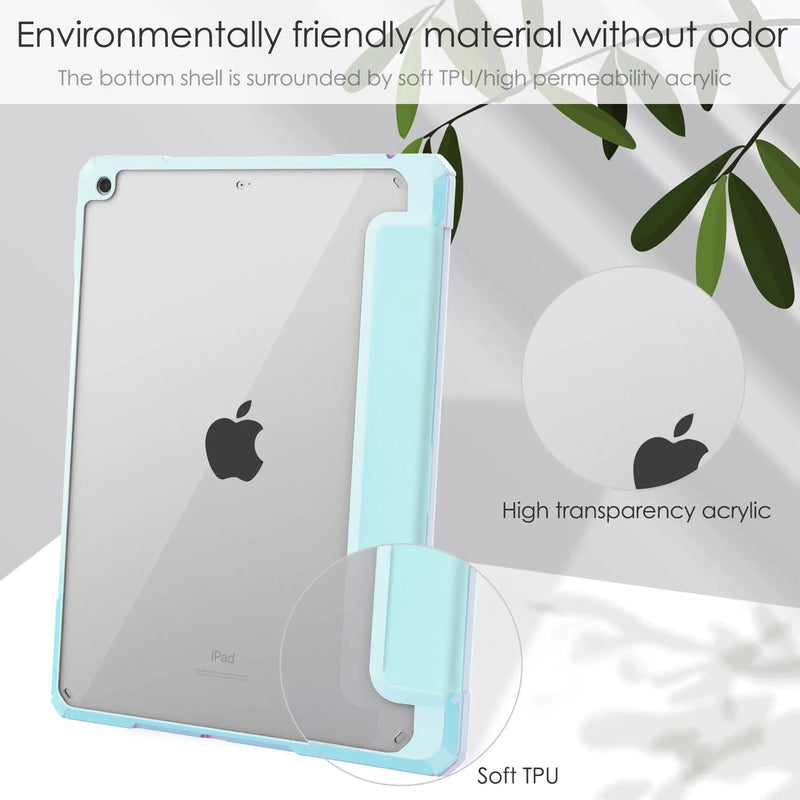 iPad 10.2 Case Cover Clear Back Pencil Holder Slot – view 7