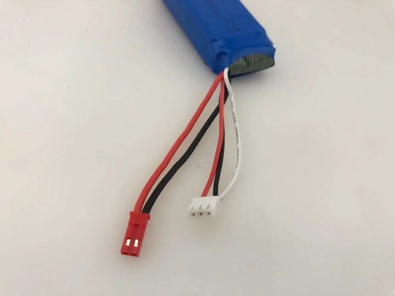 7.4V 2500mAh Red Li-Po Rechargeable Battery for Drone – view 2