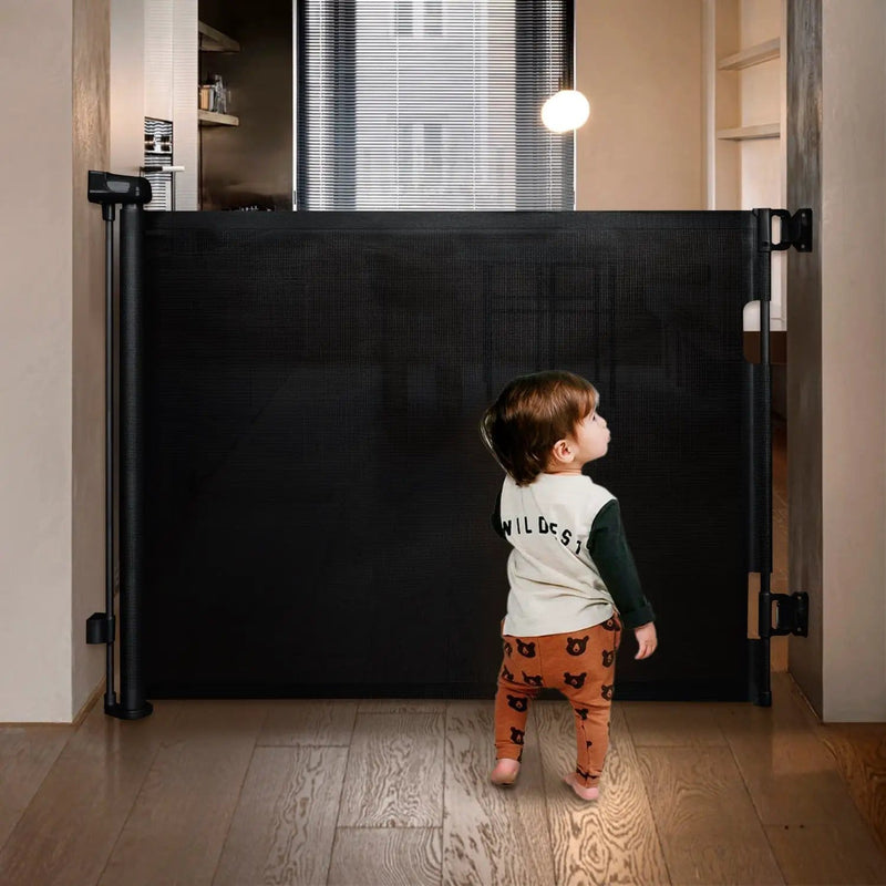 Kiwi Grab Kiwi Grab Baby retractable safety gate Black Baby retractable safety gate Black