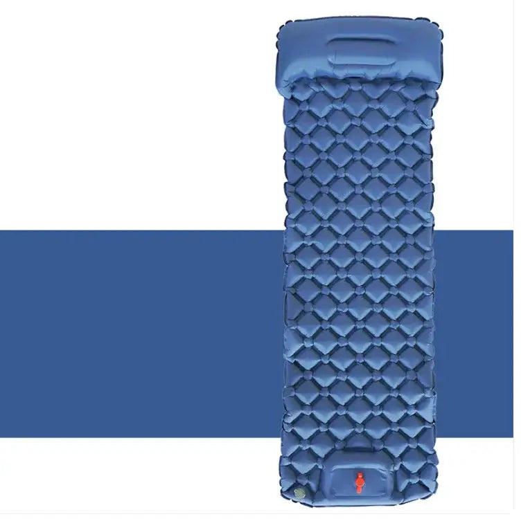 Outdoor Camping Press Inflatable Sleeping Pad - Lightweight Mat with Built-In Pillow – view 30