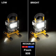 Rechargeable Portable LED Work Light with Stand,30LEDs,50W Water-resistant – view 3