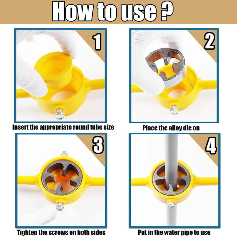 salelink.co.nz Unbranded PVC Pipe Threading Kit PVC Pipe Threading Kit | Action Outdoors NZ