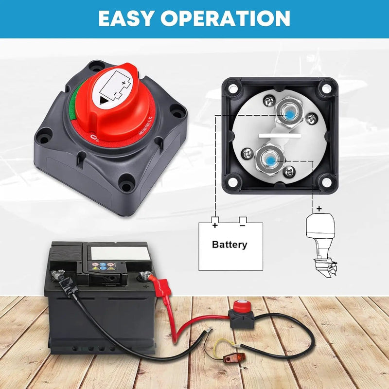 salelink.co.nz Unbranded Battery Isolator Switch 12V On/Off Battery Isolator Switch 12V On/Off | Action Outdoors NZ