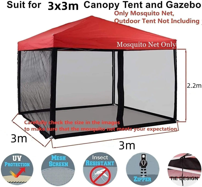 3M Mosquito Net with Zipper 2 Doors for Outdoor Camping – view 4