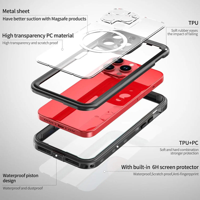 salelink.co.nz Unbranded iPhone 15 Pro Case Waterproof iPhone 15 Pro Case Waterproof | Action Outdoors NZ