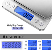 salelink.co.nz Unbranded Kitchen Scale 500g/ 0.01g Weight Scale Kitchen Scale 500g/ 0.01g Weight Scale | Action Outdoors NZ