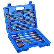 Rotary Hammer Drill Bits Set & Chisels Concrete Masonry Hole Tool 17pcs – view 1