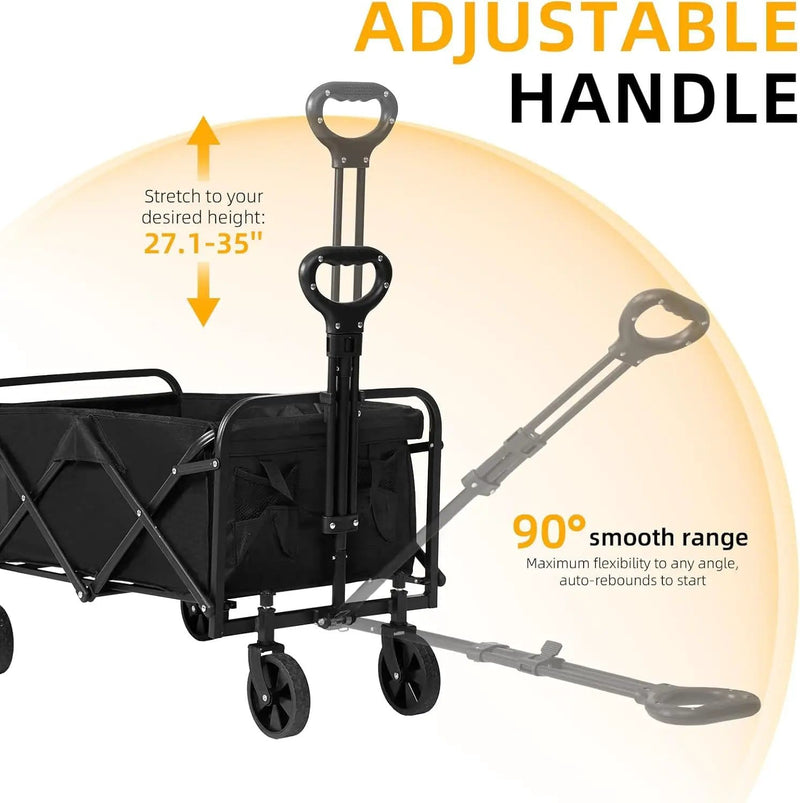ECOTREK trolley Foldable Wagon, Beach Cart Trolley LJ1115 Foldable Wagon, Beach Cart Trolley LJ1115