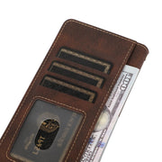 salelink.co.nz Unbranded iPhone 13 Pro Max Case Brown PU Leather Wallet Case For iPhone 13 Pro Max