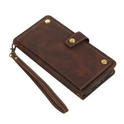 salelink.co.nz Unbranded iPhone 13 Pro Max Case Brown PU Leather Wallet Case For iPhone 13 Pro Max