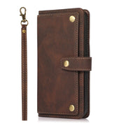 salelink.co.nz Unbranded iPhone 13 Pro Max Case Brown PU Leather Wallet Case For iPhone 13 Pro Max