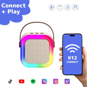 Karaoke Machine with 2 Microphones Bluetooth Speaker – view 5