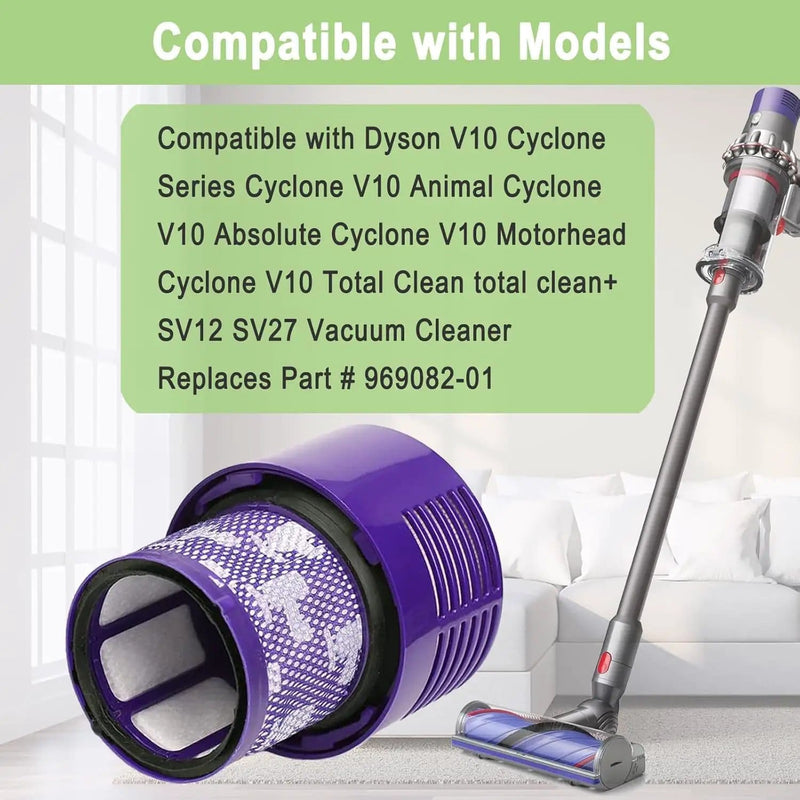 salelink.co.nz Unbranded For DYSON Vacuum Filter V10 series SV12 Dyson V10 SV12 Replacement HEPA Washable Filter