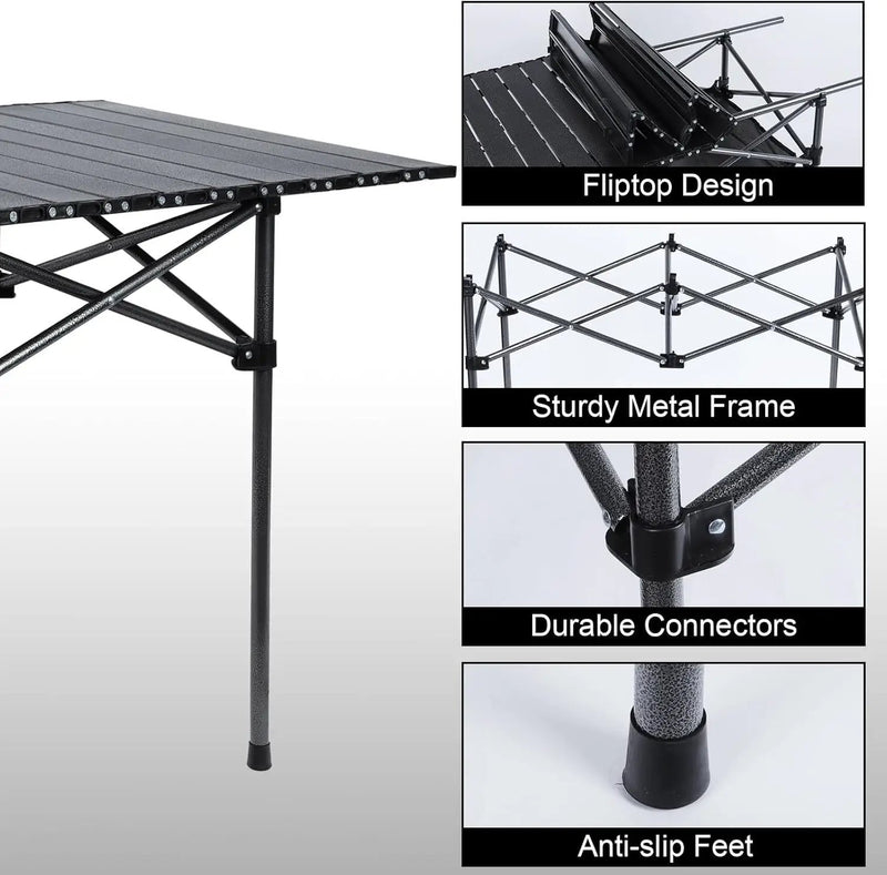 ECOTREK Table The Perfect Travel Camping Table – 95cm Foldable Outdoor Table LFRD5041 The Perfect Travel Camping Table – 95cm Foldable Outdoor Table LFRD5041