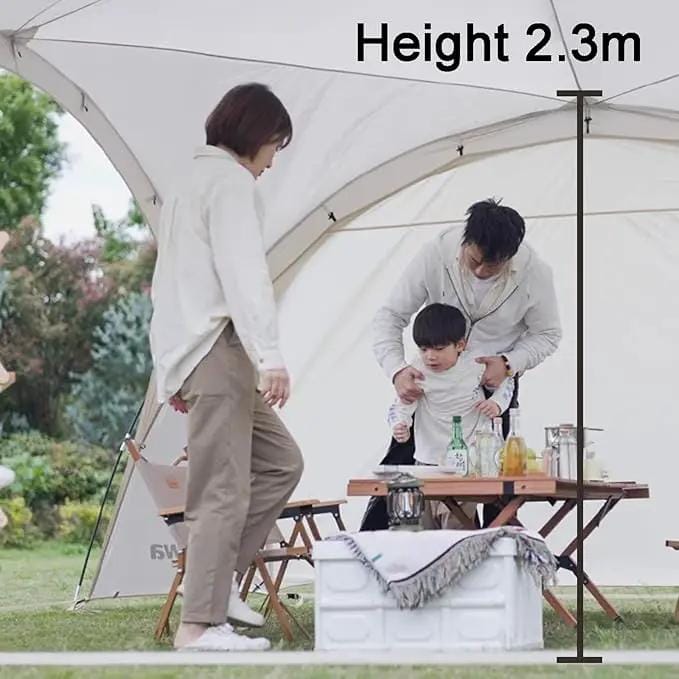 ECOTREK Canopy Dome Canopy Gazebo Tent – 4.2 × 4.2 × 2.3m LCF28517 Dome Canopy Gazebo Tent – 4.2 × 4.2 × 2.3m LCF28517