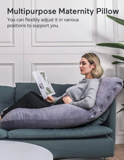salelink.co.nz Unbranded Pregnancy Pillow - Grey Pregnancy Pillow - Grey | Action Outdoors NZ